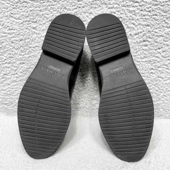 Cole Haan Grand+ Plus DRS Wingtip Mens Size 8.5 Oxford Dress Shoes Black Leather - Picture 7 of 9